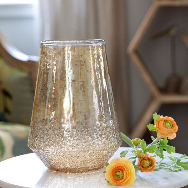 Park Hill La Boheme Recycled Glass Table Vase Wayfair Canada